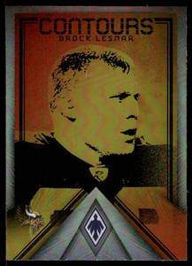 lot 116 image: Borck Lesnar Silver 2022 Phoenix Contours CT-9 Football Card