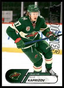 lot 117 image: Kirill Kaprizov RC 2020-21 Upper Deck NHL Rookie Box Set #25 Minnesota Wild Hockey Card