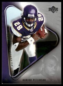 lot 133 image: Adrian Peterson RC 2007 Upper Deck Rookie Premier #21 Minnesota Vikings Football Card
