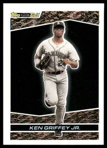 lot 135 image: Ken Griffey Jr Topps Black Gold #33 Baseball Card