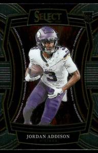 lot 157 image: Jordan Addison RC 2023 Select Phenomenon #PH-JAD Rookie Football Card