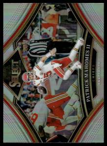 lot 162 image: Patrick Mahomes Silver Prizm 2023 Select Snapshots #SS-PM Football Card