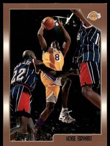 lot 169 image: Kobe Bryant 1998 Topps #68 Basketball Card