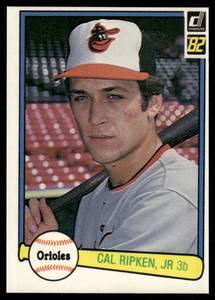 lot 19A image: Cal Ripken Jr. RC 1982 Donruss #405 Rookie Vintage Baseball Card