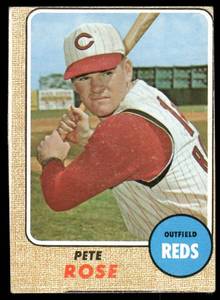 lot 24A image: Pete Rose 1968 Topps #230 Vintage Baseball Card