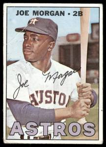 lot 42A image: Joe Morgan 1967 Topps #337 Vintage Baseball Card