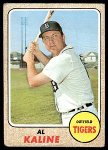 lot 48A image: Al Kaline 1968 Topps #240 Vintage Baseball Card