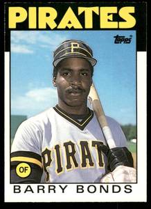 lot 66A image: Barry Bonds RC 1986 Topps Traded #11T Rookie Baseball Card