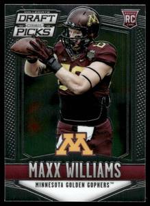 lot 68A image: Maxx Williams RC 2015 Collegiate Draft Picks #142 University of Minnesota Football Card