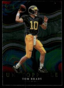 lot 69A image: Tom Brady 2022 Select Draft Picks Unstoppable #USTB Football Card