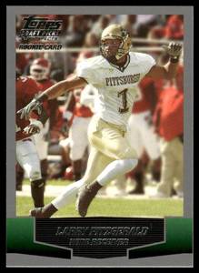 lot 116A image: Larry Fitzgerald RC 2004 Topps Draft Picks #140 Rookie Football Card