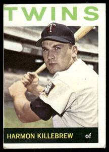 lot 23B image: Harmon Killebrew 1964 Topps #177 Vintage Minnesota Twins Baseball Card