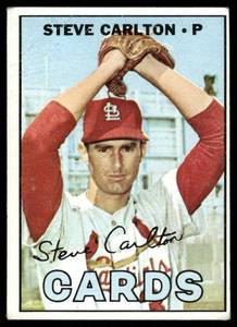 lot 29B image: Steve Carlton 1967 Topps #146 Vintage Baseball Card