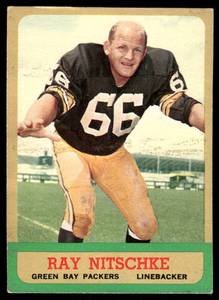 lot 31B image: Ray Nitschke 1963 Topps #96 Vintage Green Bay Packers Football Card