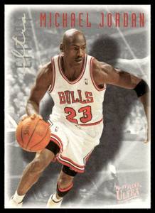lot 67C image: Michael Jordan 1996-97 Fleer Ultra #143 Basketball Card