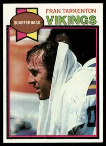 lot 70C image: Fran Tarkenton 1979 Topps #200 Vintage Minnesota Vikings Football Card