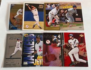 lot 226 image: Derek Jeter 8 Card Lot Baseball Cards