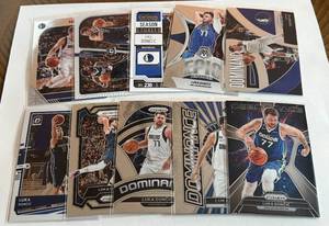 lot 239 image: Luka Doncic 10 Card Basketball Lot
