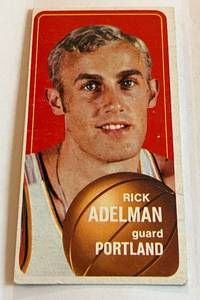 lot 70B image: Rick Adelman 2nd Year 1970-71 Topps #118 Vintage Basketball Card
