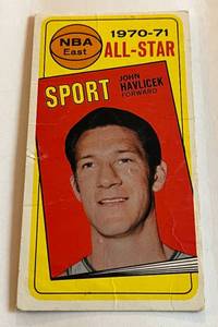 lot 72B image: John Havlicek 2nd Year 1970-71 Topps #112 Vintage Basketball Card