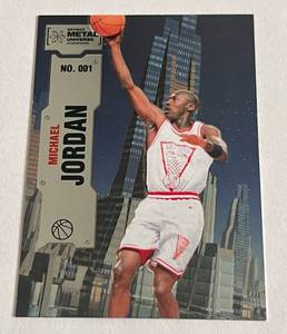 lot 202 image: Michael Jordan 2022 Skybox Metal Universe Champions #001 Basketball Card