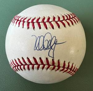lot 8D image: Mark McGwire Signed OALB Brown Rawlings Baseball
