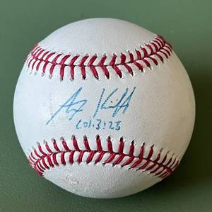 lot 26D image: Alex Kirilloff Signed Rawlings OMLB Manfred Baseball - Minnesota Twins