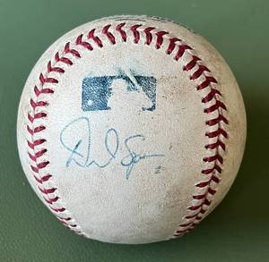 lot 42D image: Denard Span Signed Rawlings OMLB Selig Baseball - Minnesota Twins