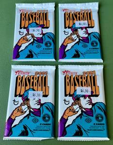 lot 28D image: 4 Packs - 2021 Topps Heritage Baseball Cards