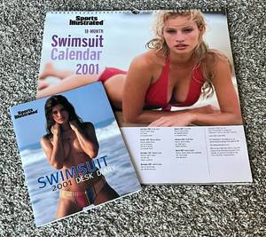 lot 82D image: 2001 Sports Illustrated Swimsuit Edition 18-Month Calendar, New in Package