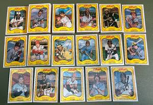 lot 13D image: 1981 Kelloggs Baseball Complete Set in Original Box - Vintage Baseball Cards