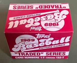 lot 15D image: 1989 Topps Traded Complete Set w Ken Griffey Jr. RC - Baseball Cards