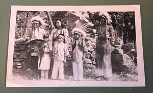 lot 69D image: Vintage Native American Indian Post Card
