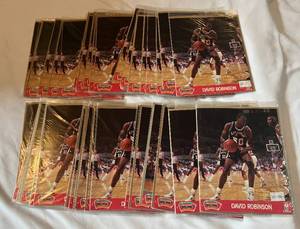 lot 166D image: (40) David Robinson 8x10 NBA Action Hoops Photos, Basketball