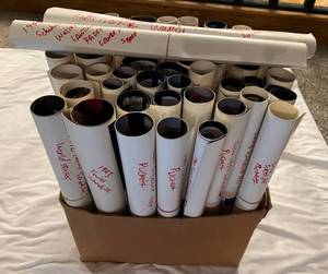 lot 105D image: (60) Minnesota Twins Baseball Posters 1990-1999 Scheduled - At least 2 Signed by Radke, Coomer, Lawton, Walker