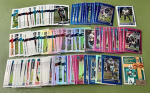 lot 96C image: (110) 2021 Donruss Optic NFL Football Cards Pink, Blue, Holo Silver, Rated Rookies, Inserts, Stars, HOFs, and more