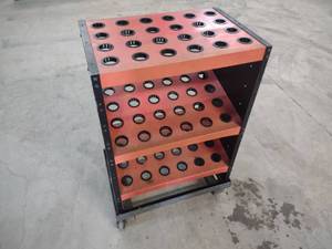 lot 10 image: Huot Tool Tower with Cart Base...