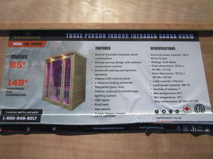 LandHonor 3 Person Infrared Sauna Room