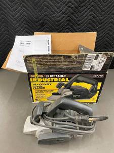 lot 2 image: NE 3 - Sears Craftsman Heavy-Duty Industrial Planer Model 927716 with Manual