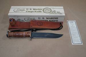 lot 30 image: Case US Marine Corps Knife