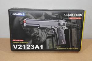 lot 50 image: UKArms V2123A1 Spring Powered Airsoft Gun