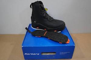 lot 56 image: Korkers Mens Devils Canyon Wading Boots with BOA System -Size 9