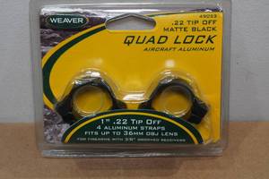 lot 70 image: Weaver .22 Tip Off Quad Lock