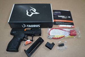 lot 1G image: NEW Taurus TX22 Compact .22 LR Semi-Auto Pistol - 2 Magazines