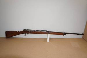 lot 1B image: Mauser Spandau Model 7184 .43 Mauser Bolt-Action Rifle Project