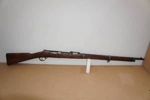 lot 1C image: Mauser Spandau Model 7184 .43 Mauser Bolt-Action Rifle Project