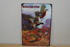 lot 96 image: Metal Novelty Sign -Winchester