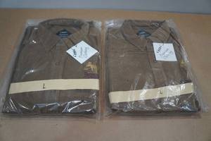 lot 108 image: 2 Boundary Waters Long Sleeve Button Up Shirts -Large