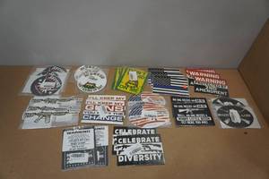 lot 111 image: Assorted Pro Gun2A Stickers