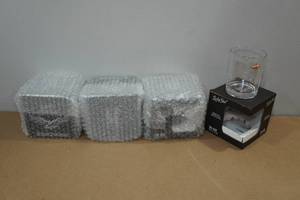 lot 115 image: 4 Lucky Shot 10oz Whiskey Glasses with Embedded Bullets